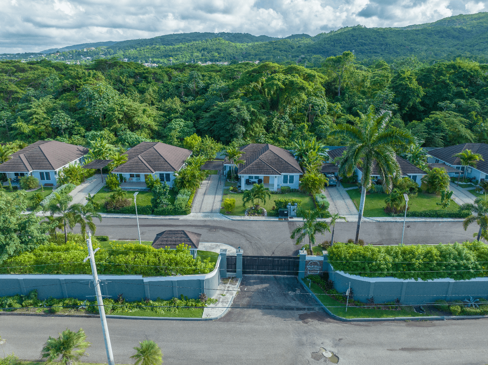 Polo Villa Birdeyes Eye and EntranceDrax Hall Jamaica